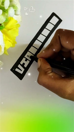 💚 VISHMITHA 💚 #handwriting #shorts #vishmitha #nameart