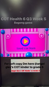 5.4K views · 7 comments | Health 6 Q3 Week 5 #COT #angelglezcot #PMES2025 #everyoneactivefollowersシfypシ゚viralシalシ | Angel Glez's COT kinder to Grade 6 | Facebook
