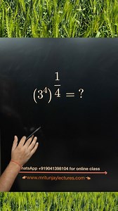 3.9K views · 14 reactions | simplify #grade7 #math #satmath #root #roots #mritunjaylectures #grade8students 邏 | Mritunjay Lectures | Facebook