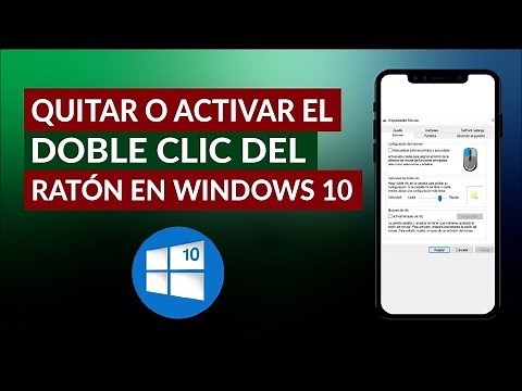 How can I remove or activate the double mouse click in Windows 10?