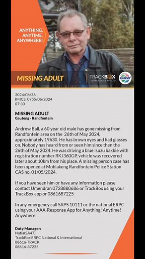 Please Share this TrackBox TrackBox Technologies Pty LtdRustenburg one Randfontein Gemeenskap/Community Randfontein Market | Community News Network TV