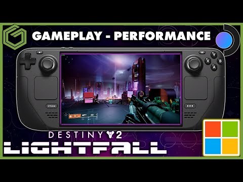 Steam Deck - Destiny 2 LIGHTFALL - Windows - Gameplay & Performance Test