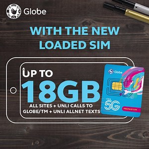 3.8K views · 1.4K reactions | Level up your mobile experience with 5G!  Get the new Globe Prepaid 5G SIM with up to 18GB for 7 days. We will even deliver your SIM for free! Get your hands on this offer on Globe Online Shop. | Globe Telecom | Facebook