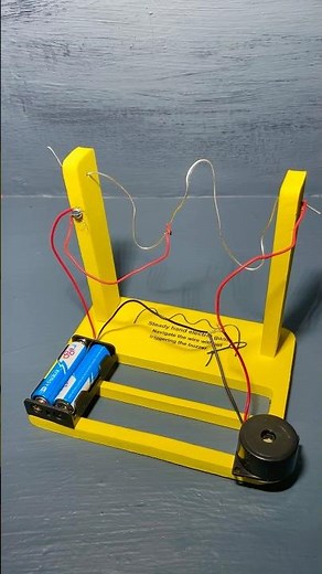 1 Electronics science project item made with buzzer #shorts