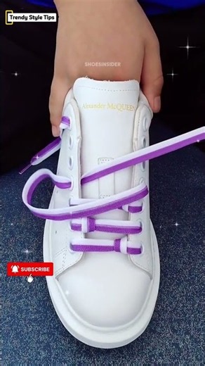 Level Up Your Shoes with This Easy Lacing Hack! 👟✨ #ShoelaceHacks #SneakerHead #FashionHacks