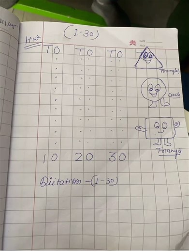Math worksheet for nursery #maths #numbers #shapes #ukg #lkg #viral