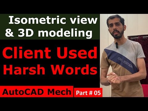 Part 05: Fence 3D & Technical Drawing | Fence Isometric View & 3D Model Revision (AutoCAD 2026)