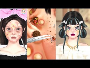 ASMR Animated Makeup Transformation | Soft Sounds & Satisfying Visuals