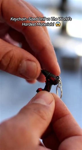 Keychain-Sized Drill vs The World's Hardest Materials! 😱 Giant Hand Real Footage, Insanely Absurd & Super Satisfying!