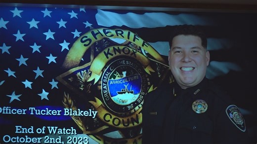 Deputy Tucker Blakely honored as recruits graduate from academy in Knox County