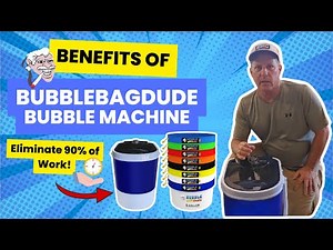 Boost Your Yields: How BubbleBagDude's Bubble Machine Eliminates Work and Doubles Your Time Savings!