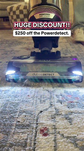 This upright vacuum literally sees hidden dirt. DuoClean Detect adjusts power on the fly, the PowerFins pull debris from deep in the carpet, and the anti-hair wrap tech keeps the brushroll clean. If you want that deep “hotel carpet” look at home, this is it. #tiktokshopcreatorpicks #tiktokshopblackfriday #tiktokshopcybermonday #NewFunPicks #superbranddayBFCM