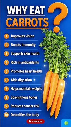 10 Key Health Benefits of Carrots