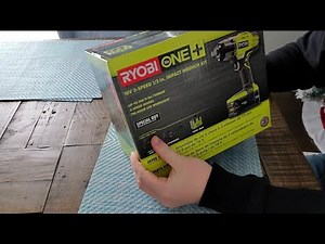 RYOBI P261K IMPACT WRENCH UNBOX AND REVIEW W/ Link In Descriptio