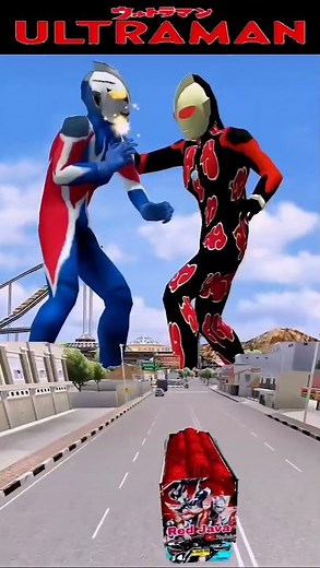 ULTRAMAN TRUK OLENG - ULTRAMAN COSMOS vs ULTRAMAN DARK AKATSUKI