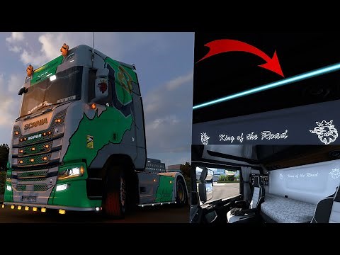 ETS2 1.43 Mods Scania Interior Bundle NG Addon Pack [Interior Light] | Euro Truck Simulator 2 Mod
