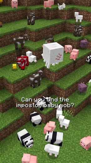 Tiny capybaras in Minecraft!🥰