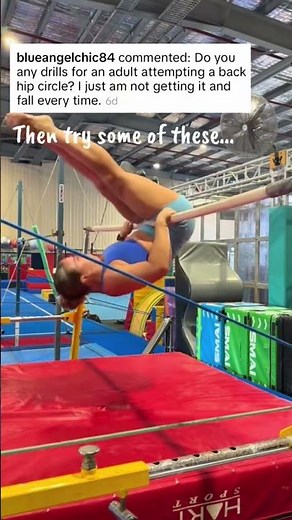 The best back hip circles drills #backhipcircle #unevenbars #gymnasticstips