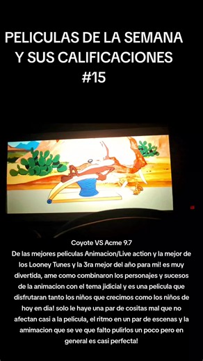 1. La Noche Del Demonio 6: Estan Entre Nosotros. 2. Coyote VS Acme. 3. Mi Vecino Totoro (1988). 4. Leviticus: Ritual De Sangre. 5. La La Land (2016). 6. Zona Cero 7. Puella Magi Madoka Magica La Pelicula: Parte 1 Beginnings (2012). 8. El Heladero: Dulce Sabor A Muerte.