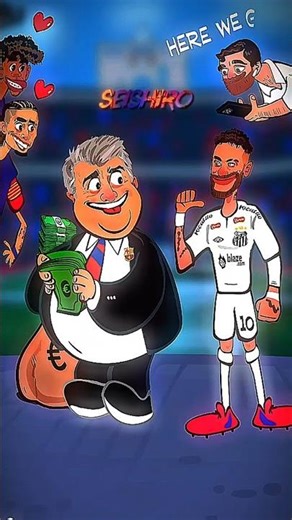 Neymar Back To The Barcelona 🐐🥵 #neymar #football #anime