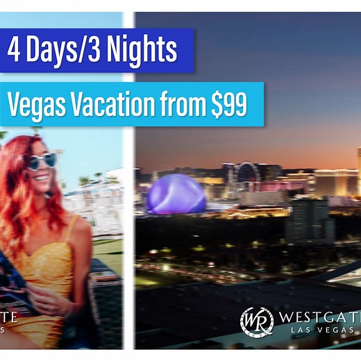 Viva Las Vegas! Unwind for only $99 with our 4-Day/3-Night vacation package at Westgate Las Vegas Resort & Casino | Westgate Las Vegas Resort & Casino