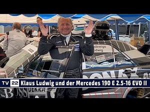 MOTOR TV22: Klaus Ludwig und der Mercedes 190 E 2.5-16 EVO II bei der DTM Classic Norisring am 2023