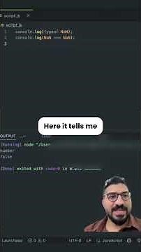 Why NaN is a Number but Not Equal to Itself in JavaScript | ليه الـ NaN رقم بس مش بيساوي نفسه في js
