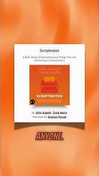 Scriptnotes I The Audiobook, Introduction