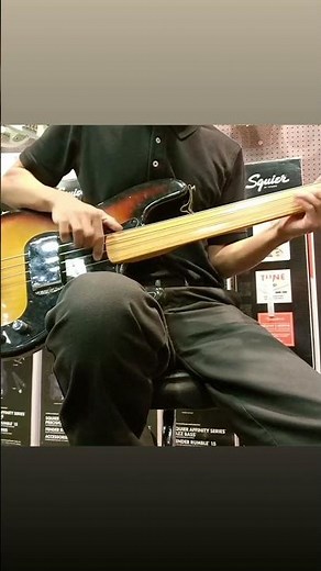 1970s Fretless Fender Precision Bass Quick Demo