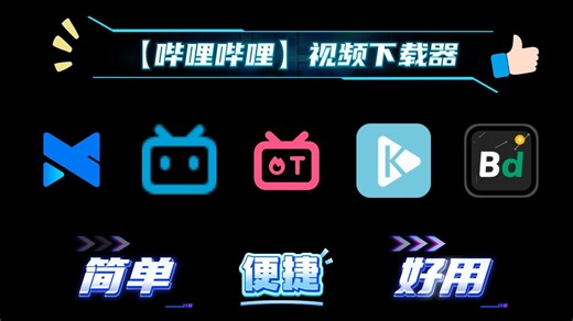 五款哔哩哔哩视频下载工具，B站视频下载，支持4k/8k，视频 / 番剧 / 课程 / 电影