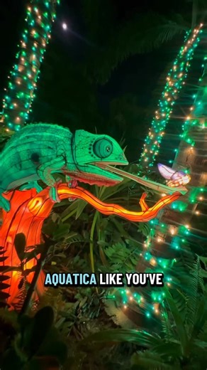 The Taste Buzz 👅🎢🚢✈️ | Vanessa, Andrew & Family on Instagram: "@aquaticaorlando is now home to ILLUMINATE ✨ A festival of lights, lanterns and pure imagination! 🦄 Revel in holiday music 🎶 and themed food, meet Kiwi Santa 🎅 and enjoy fun crafts! Tickets start at only $24.99 so get your tickets for select nights now through January 31st! 🎄 #aquatica #aquaticaorlando #orlando #christmas #hosted"