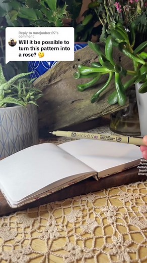 Rose Zentangle Drawing Tutorial | How to Draw a Zen Rose with Ink