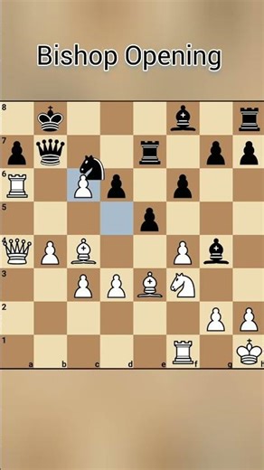 Bishop Opening Brilliant Checkmate #chessmastergamer #chess #chessshorts