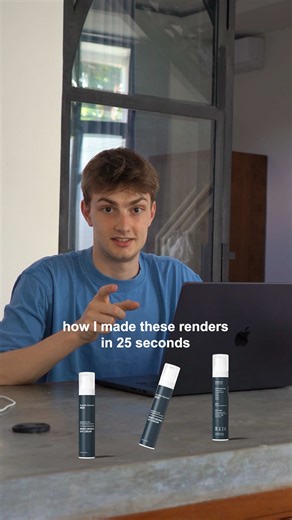 3D renders don’t have to be complicated. Here’s my process broken down. Drop in the model, add a label, get the light just right and rendering it out. Shown in 25 seconds so you can see how it works!