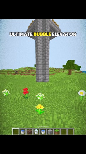 Creating a Minecraft Bubble Elevator