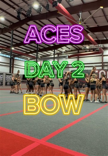ACES DAY 2: The Arrival of Bow for Cheerleading