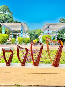 Rosewood Celtic Harps Traditional Vintage Lyre Harp Irish 9, 12, 19, 22 Strings Lyre Harps With Bag, Key & Strings Set - Etsy