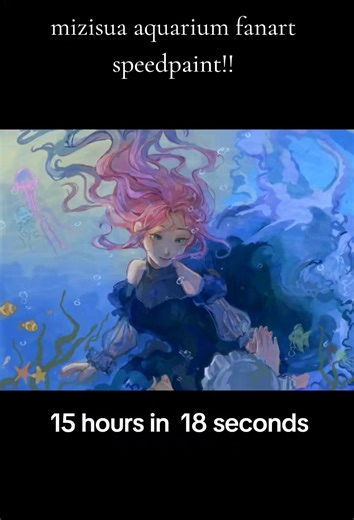 Speedpaint of Mizisua: Creative Aquarium Artwork