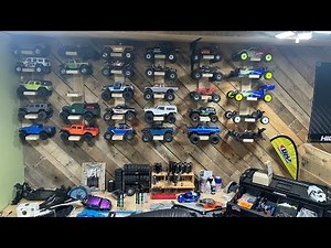 A quick tour of my RC hobby room and some of what we have in there