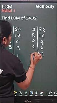 LCM using division method made EASY! Step-by-step trick every student must know #icse #mathsclasses