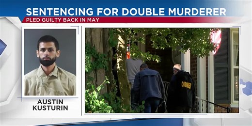 Man sentenced in double murder trial