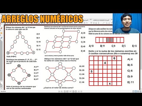 DISTRIBUCIONES NUMERICAS O ARREGLOS NUMERICOS PROBLEMAS RESUELTOS RAZONAMIENTO MATEMATICO
