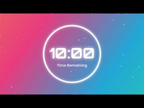 🕒10 Minute Countdown Timer ⏱️ | Time's Ticking! Hurry Up! ⏳Timer Galaxy