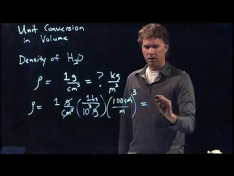 Unit conversion with volume | Physics with Professor Matt Anderson | M1-04