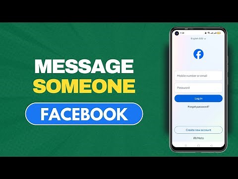 How to message someone on Facebook
