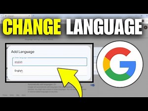 How To Change Google Language To English (Laptop & PC)