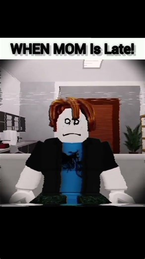 When MOM is Late; Bacon 🎃😱 || #shorts #roblox #bacon