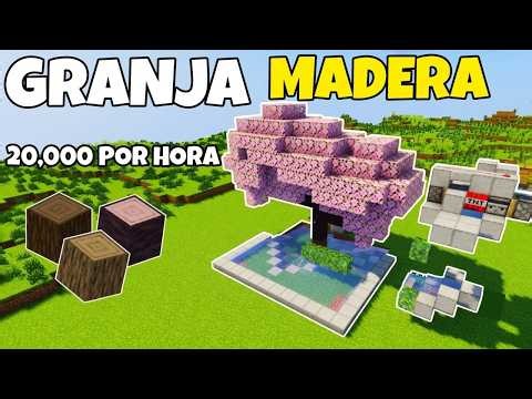 Easy and Efficient Wood Farm MINECRAFT JAVA 26.1.2