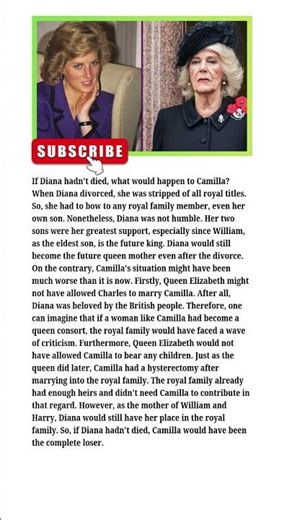 If Princess Diana Had Lived, What Would Camilla’s Future Look Like Today?
