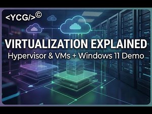 Virtualization Explained | What is Hypervisor | Create your first virtual machine on Windows 11